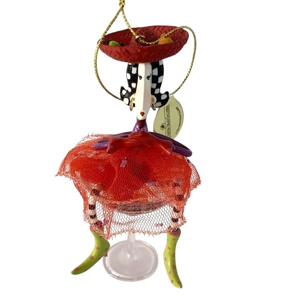 Dolly Mama Its Happy Hour Somewhere “I Take Life with a Grain of Salt” Ornament
